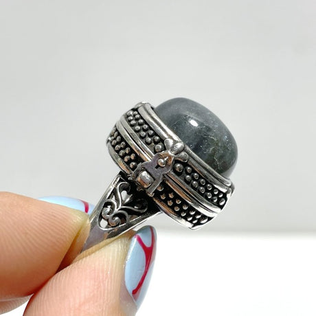 Labradorite Rings With Compartment Wholesale - Wholesale Crystals