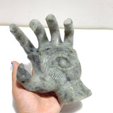 Labradorite Witchcore Demon Hand Carving - Wholesale Crystals