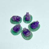 Ladybug On Leaf Mini Carving Wholesale Green Aventurine Chevron Amethyst Tiger Eye - Wholesale Crystals