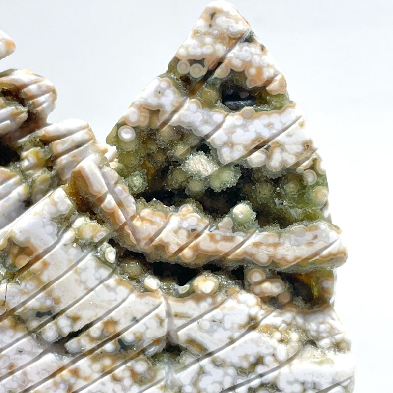 Large 8th Vein Ocean Jasper Unicorn/Pegasus Carving - Wholesale Crystals