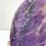 Large Charoite Moon Carving With Stand 6 -Wholesale Crystals