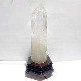 Large Clear Quartz Tower Point Ornaments With Stand - Wholesale Crystals