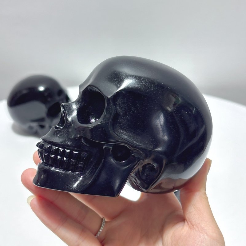 Large Obsidian Skull Carving Wholesale - Wholesale Crystals