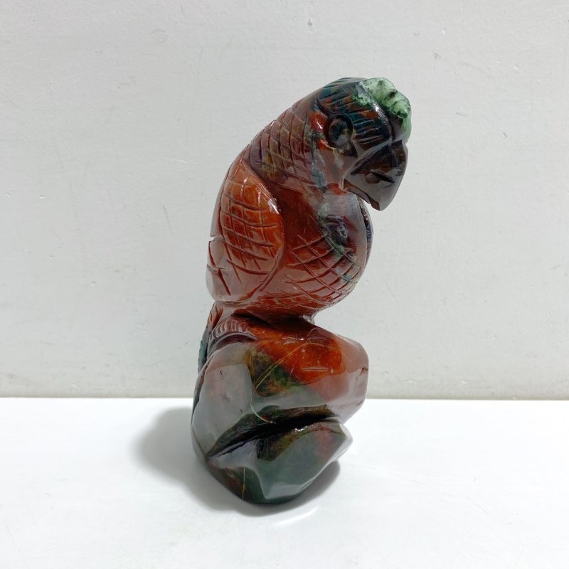 Large Ocean Jasper Parrot Carving -Wholesale Crystals