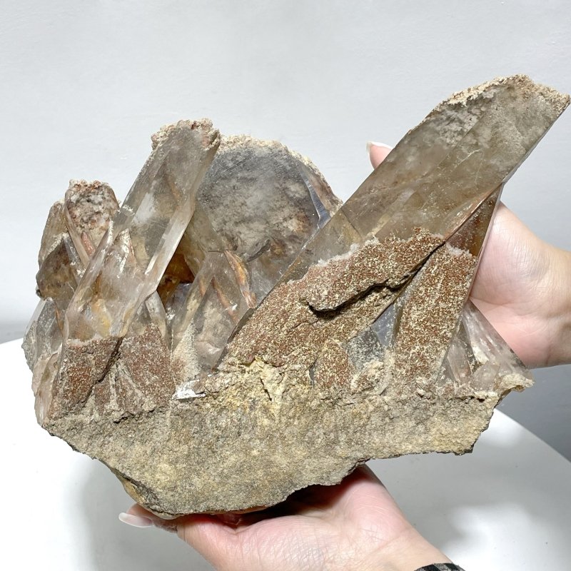 Large Smoky Quartz Mixed Garden Quartz Specimen #1 - Wholesale Crystals