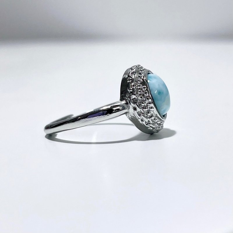 Larimar Round Ring Crystal Wholesale - Wholesale Crystals