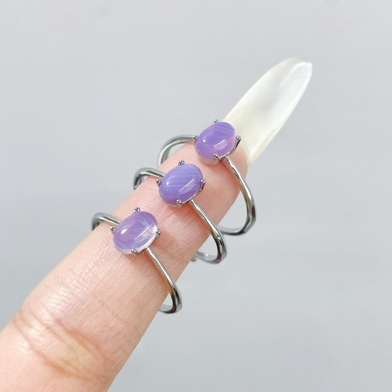 Lavender Quartz Scorolite Ring Wholesale - Wholesale Crystals