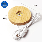 LED Wooden Crystal Stands - Wholesale Crystals