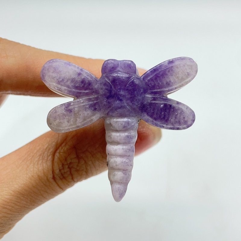 Lepidolite Dragonfly Car Air Vent Clip Wholesale -Wholesale Crystals