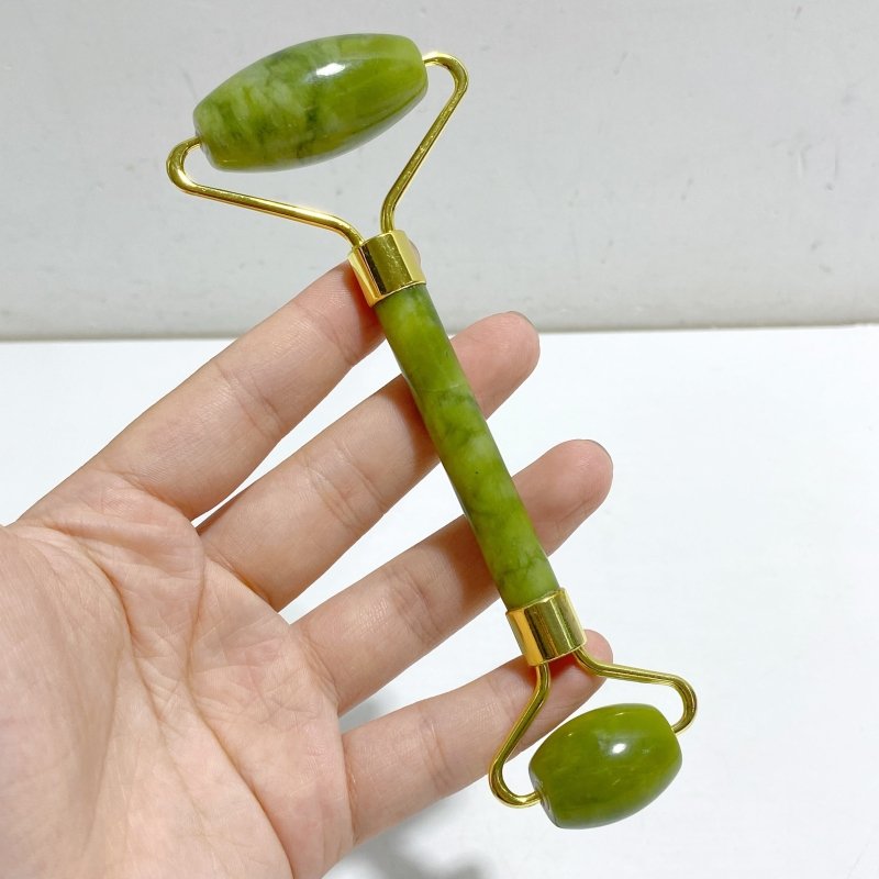 Light Color Green Jade Roller and Gua Sha A Set Wholesale -Wholesale Crystals