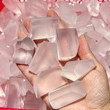 Light Pink Transparent Rose Quartz Free Form Wholesale - Wholesale Crystals