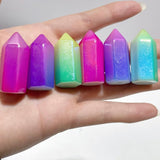 Mini Aura Opalite (man made) Point Wholesale - Wholesale Crystals