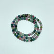 Mini Beads 5mm Colorful Tourmaline 3 - Loop Bracelets Wholesale - Wholesale Crystals