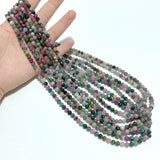 Mini Beads 5mm Colorful Tourmaline 3 - Loop Bracelets Wholesale - Wholesale Crystals