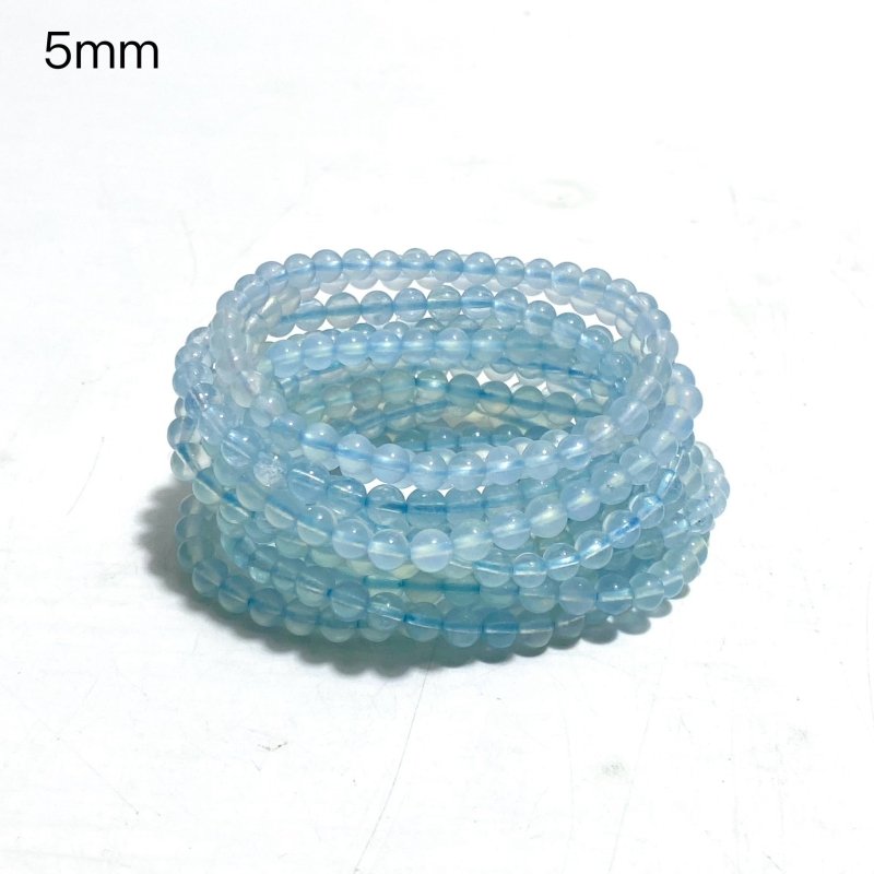Mini Beads Aquamarine Bracelet Wholesale - Wholesale Crystals