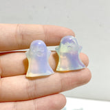 Mini Chevron Amethyst Ghost Halloween Carving Wholesale Opalite -Wholesale Crystals
