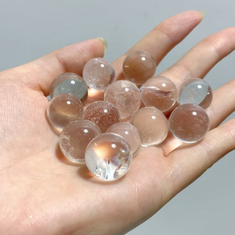 Mini Clear Quartz Spheres 1.5 - 2.1cm Wholesale - Wholesale Crystals