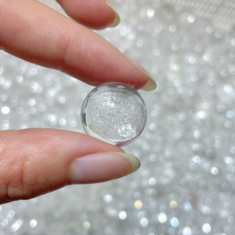 Mini Clear Quartz Spheres 1.5 - 2.1cm Wholesale - Wholesale Crystals