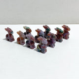 Mini Crazy Agate Ocean Jasper Sheep Carving Wholesale -Wholesale Crystals