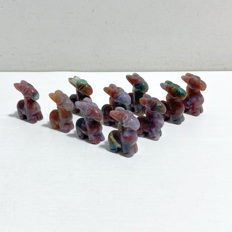 Mini Crazy Agate Ocean Jasper Sheep Carving Wholesale -Wholesale Crystals