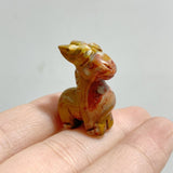Mini Crazy Agate Ocean Jasper Sheep Carving Wholesale -Wholesale Crystals