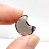 Mini Ice Obsidian Moon DIY Pendant Wholesale Black Lace Obsidian - Wholesale Crystals