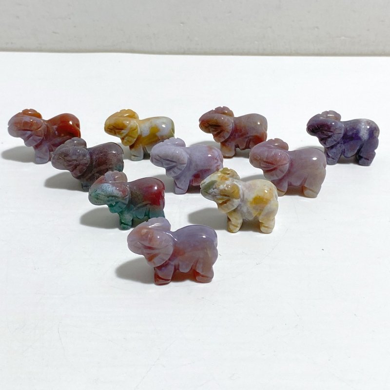 Mini Ocean Jasper Goat Carving Wholesale -Wholesale Crystals