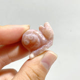Mini Sakura Flower Agate Snail Carving Wholesale - Wholesale Crystals
