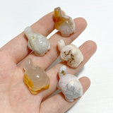 Mini Sakura Flower Agate Turtle Carving Wholesale -Wholesale Crystals