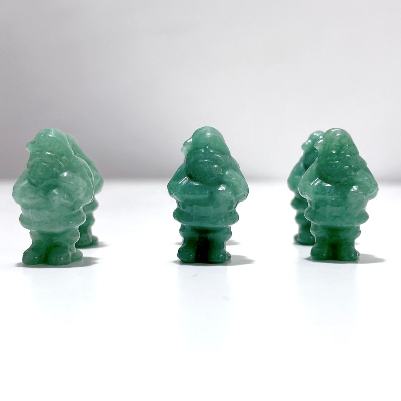 Mini Santa Claus Carving Wholesale Green Aventurine Ocean Jasper - Wholesale Crystals