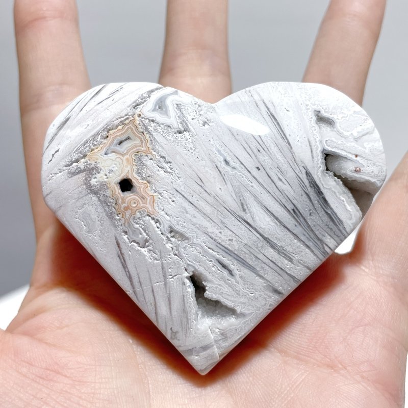 Morocco Agate Heart Shape Wholesale - Wholesale Crystals