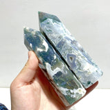 Moss Agate Point Wholesale - Wholesale Crystals