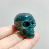 Moss Agate Skull Carving Wholesale -Wholesale Crystals