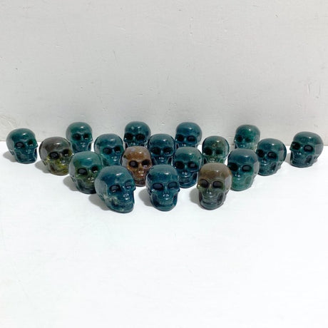 Moss Agate Skull Carving Wholesale -Wholesale Crystals