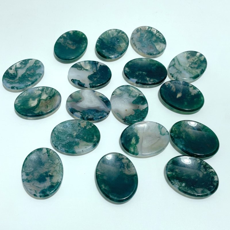 Moss Agate Worry Stone Wholesale - Wholesale Crystals