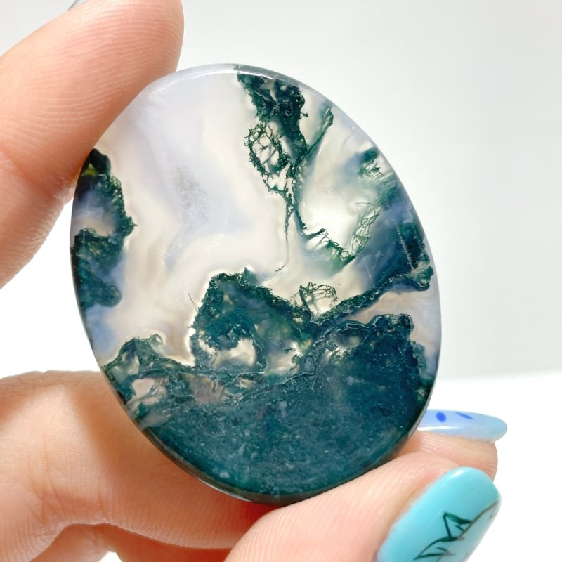 Moss Agate Worry Stone Wholesale - Wholesale Crystals