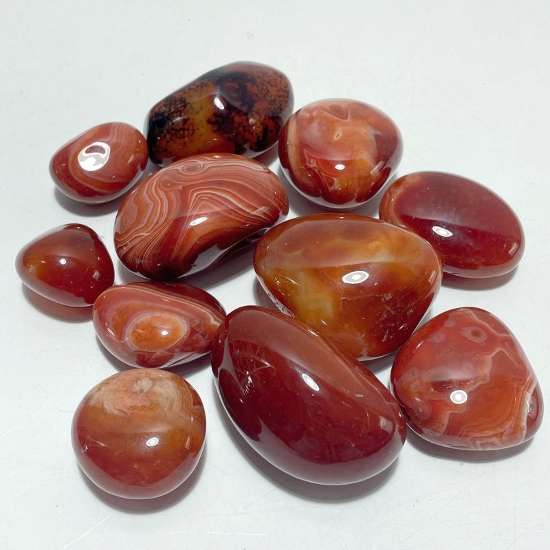 Natural Carnelian Palm Tumbled Wholesale - Wholesale Crystals