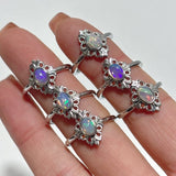 Natural Opal Flower Ring Wholesale - Wholesale Crystals
