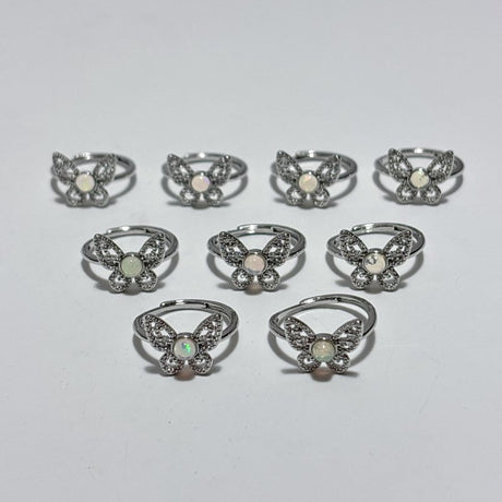 Natural Opal Ring Butterfly Shape Wholesale - Wholesale Crystals