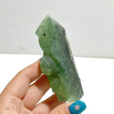 Natural Prehnite Tower One Side Raw Points Wholesale - Wholesale Crystals