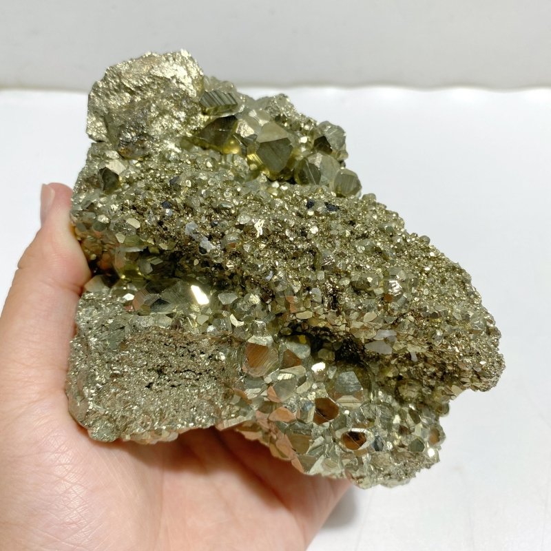 Natural Pyrite Mineral Specimen With Stand A2 -Wholesale Crystals