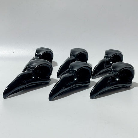 Obsidian Crow Skull Carving Wholesale -Wholesale Crystals