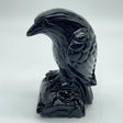 Obsidian Eagle Standing On The Wood Carving Wholesale -Wholesale Crystals