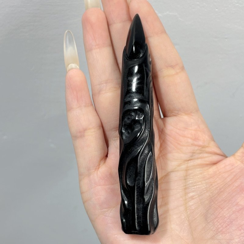 Obsidian Fingers Carving Wholesale - Wholesale Crystals