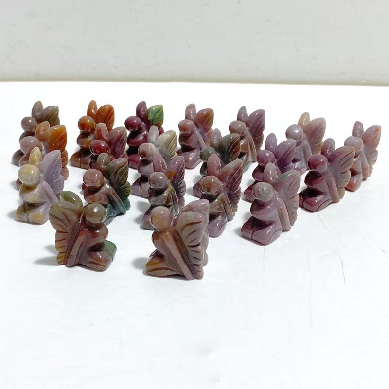 Ocean Jasper Butterfly Fairy Carving Wholesale -Wholesale Crystals