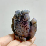 Ocean Jasper Owl Carving Wholesale -Wholesale Crystals