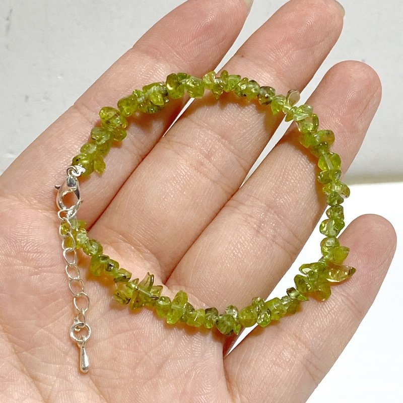Peridot Chip Bracelets Wholesale -Wholesale Crystals