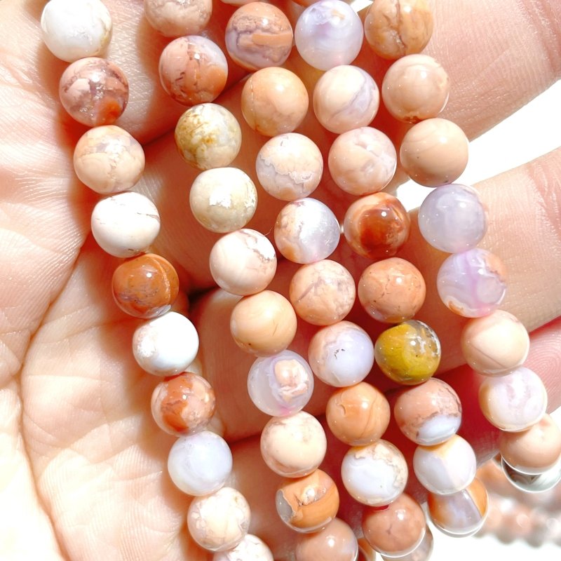 Pink Agate Bracelet Wholesale - Wholesale Crystals