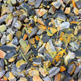 Polished Bumblebee Jasper Gravel Chips Mixed Size Wholesale - Wholesale Crystals