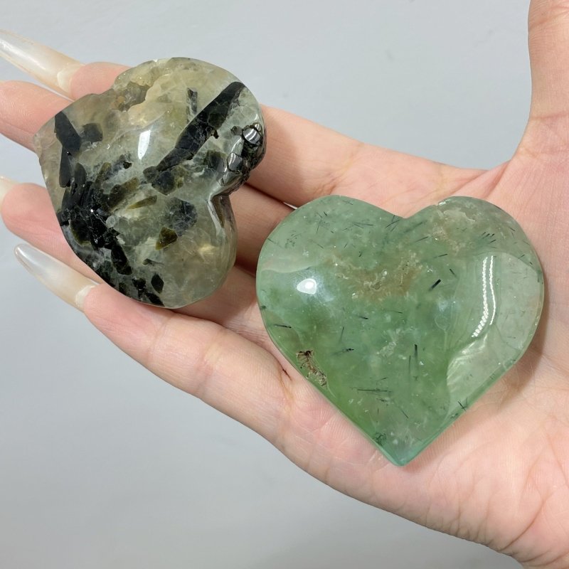 Prehnite Stone Heart Crystal Wholesale - Wholesale Crystals